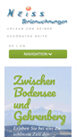 Mobile Screenshot of heiss-ferienwohnung.de
